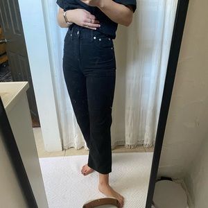 Madewell Wide Leg Black Denim 00/23